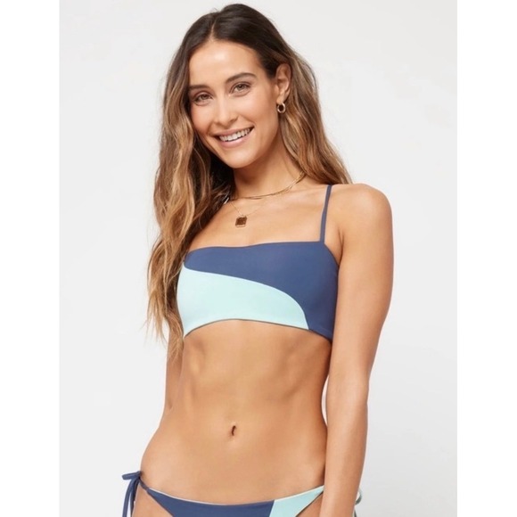 l*space Other - L*Space Blue Ari Swim Tankini Top NWT Size L